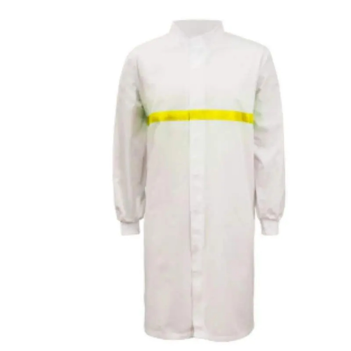 Picture of WorkCraft, Dustcoat, Long Length, Short Sleeve, Food Industry, Mandarin Collar, Contrast Trims on Chest